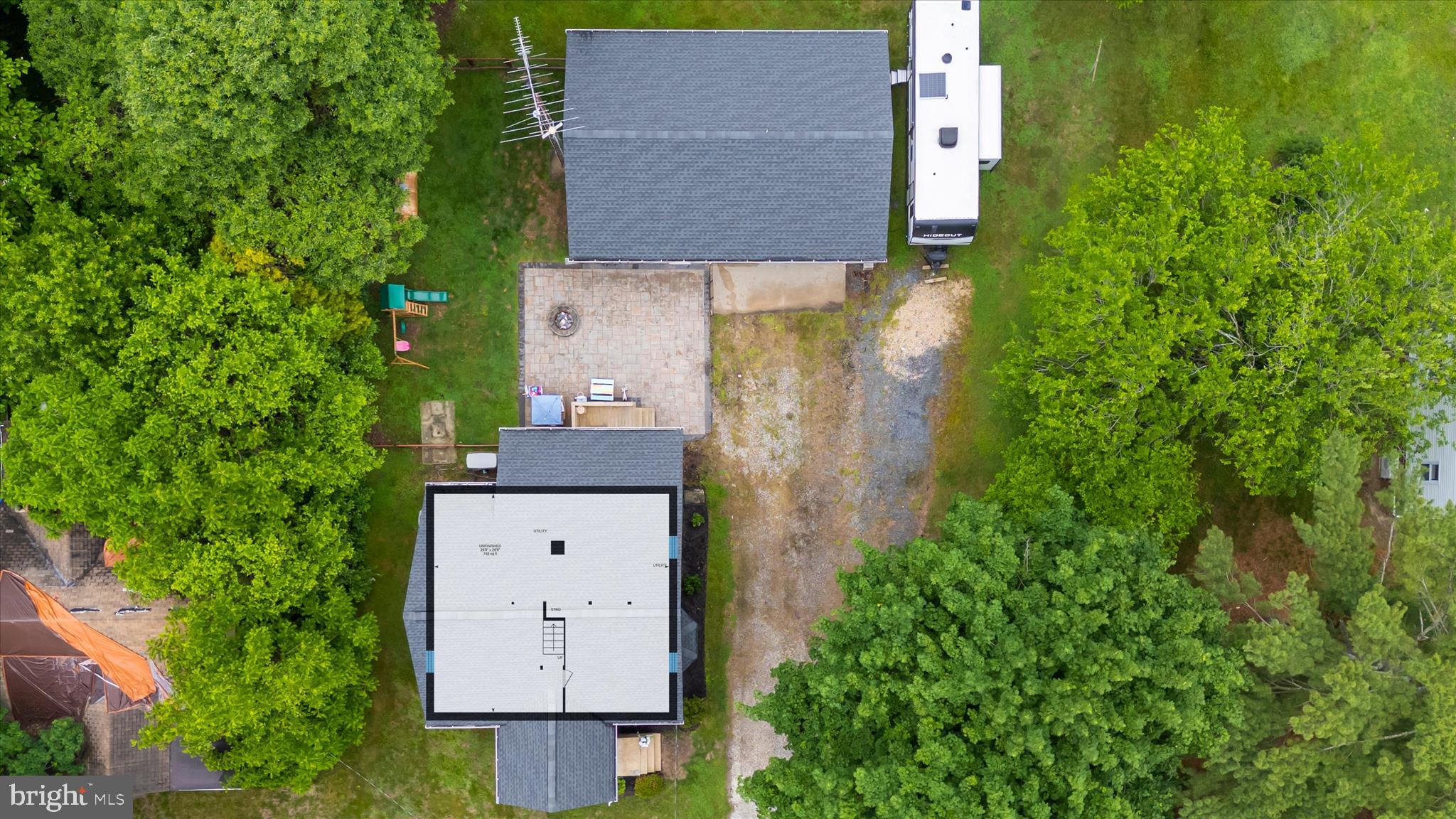 11994 Cordova Road Cordova, MD 21625 - Photo 46 of 57 an aerial view of residential houses with outdoor space
