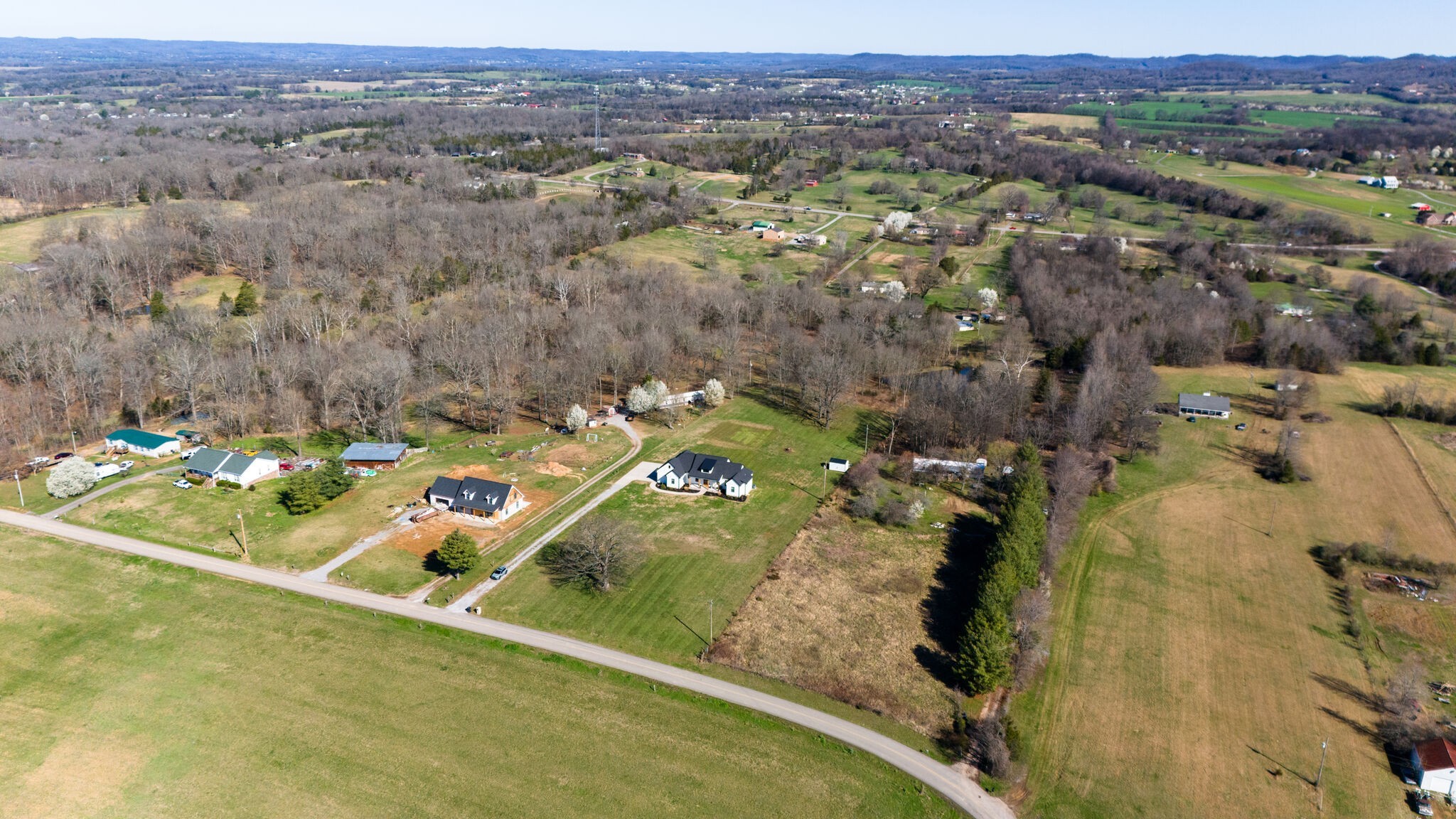 295 Ben Armstrong Road Castalian Springs, TN 37031 - Photo 41 of 44 an aerial view of a house with a yard