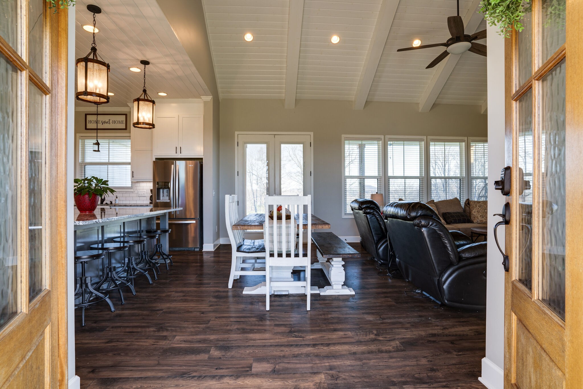 295 Ben Armstrong Road Castalian Springs, TN 37031 - Photo 8 of 44 a view of a dining room with furniture window and wooden floor
