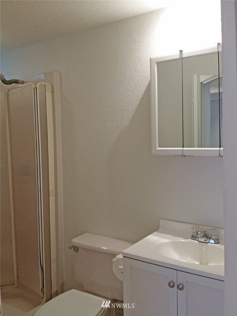 19007 126th Avenue Northeast Bothell, WA 98011 - Photo 11 of 15 a bathroom with a sink a toilet and shower