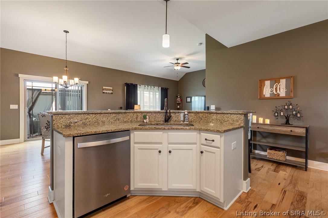 3102 Ambercrest Loop Jeffersonville, IN 47130 - Photo 10 of 53 Kitchen island with breakfast bar.