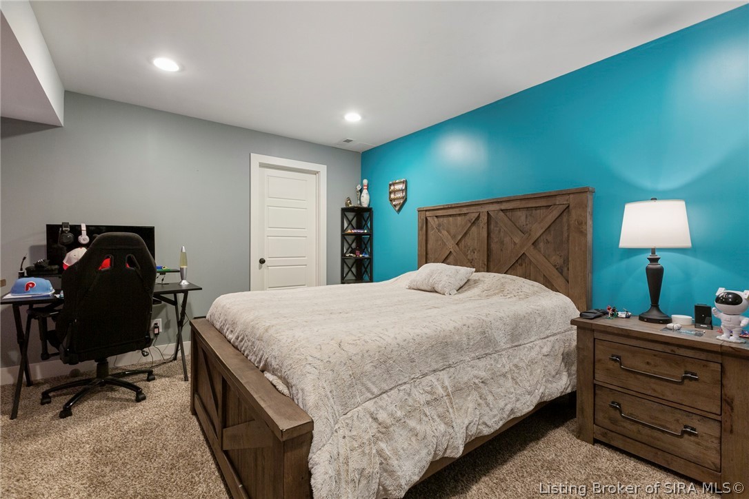 3102 Ambercrest Loop Jeffersonville, IN 47130 - Photo 30 of 53 Flex room in bsmt used as non-conforming BR.