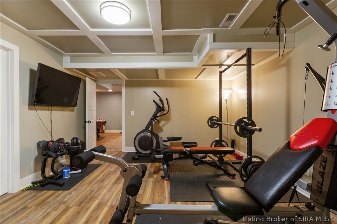 3102 Ambercrest Loop Jeffersonville, IN 47130 - Photo 39 of 53 Additional room in bsmt used as work out room.