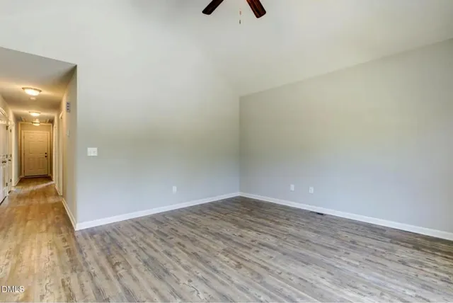 wooden floor in an empty room