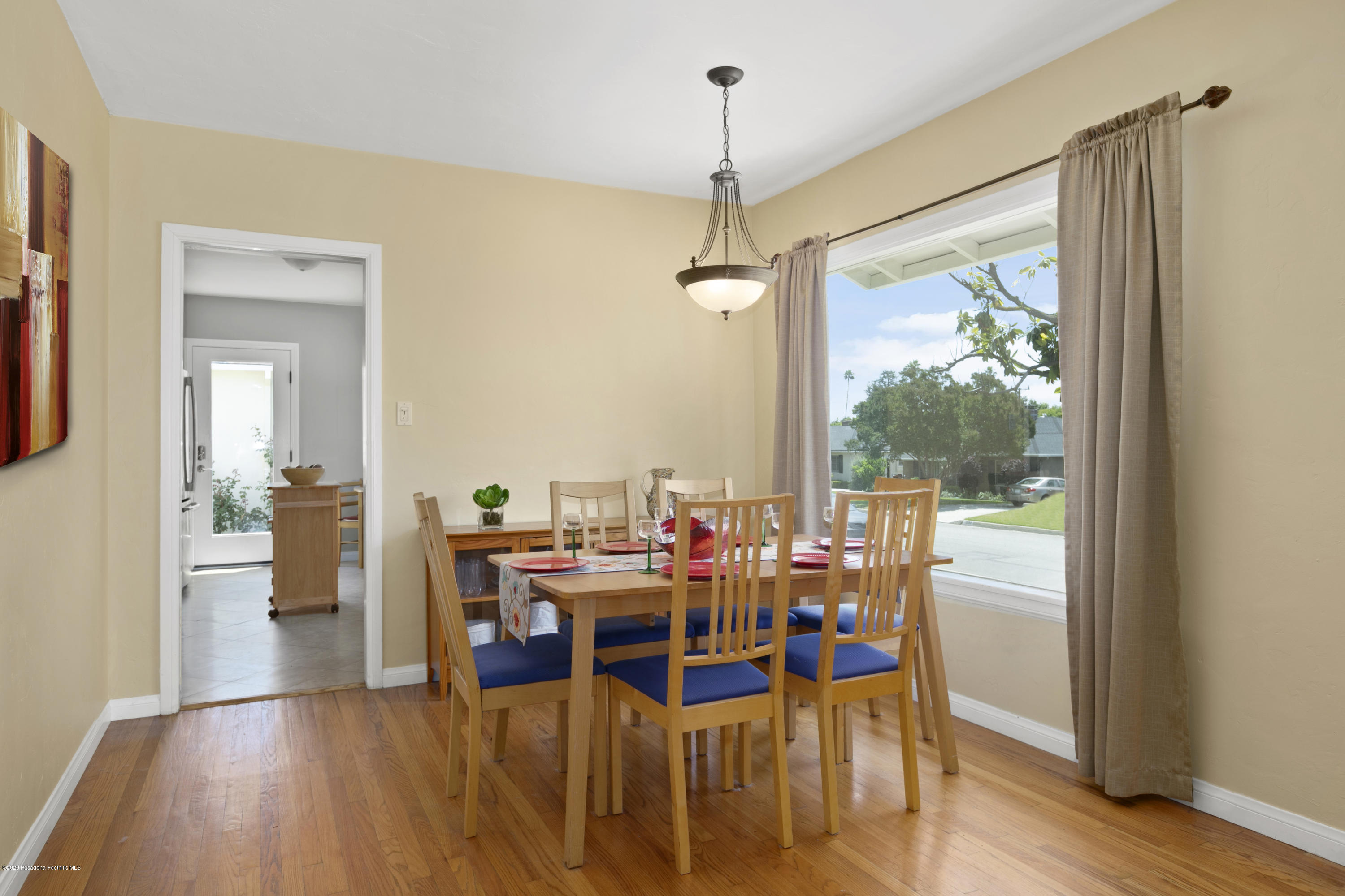 1231 Meadowbrook Road Altadena, CA 91001 - Photo 9 of 25 a view of a dining room with furniture window and wooden floor