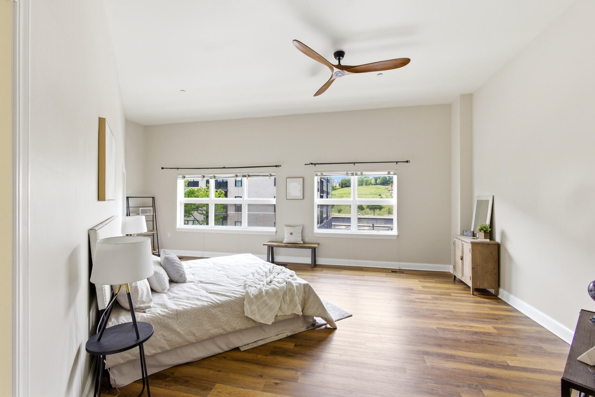 1888 North Water Street, Unit 101 Milwaukee, WI 53202 - Photo 12 of 26 Master Suite with Updated LVP flooring.