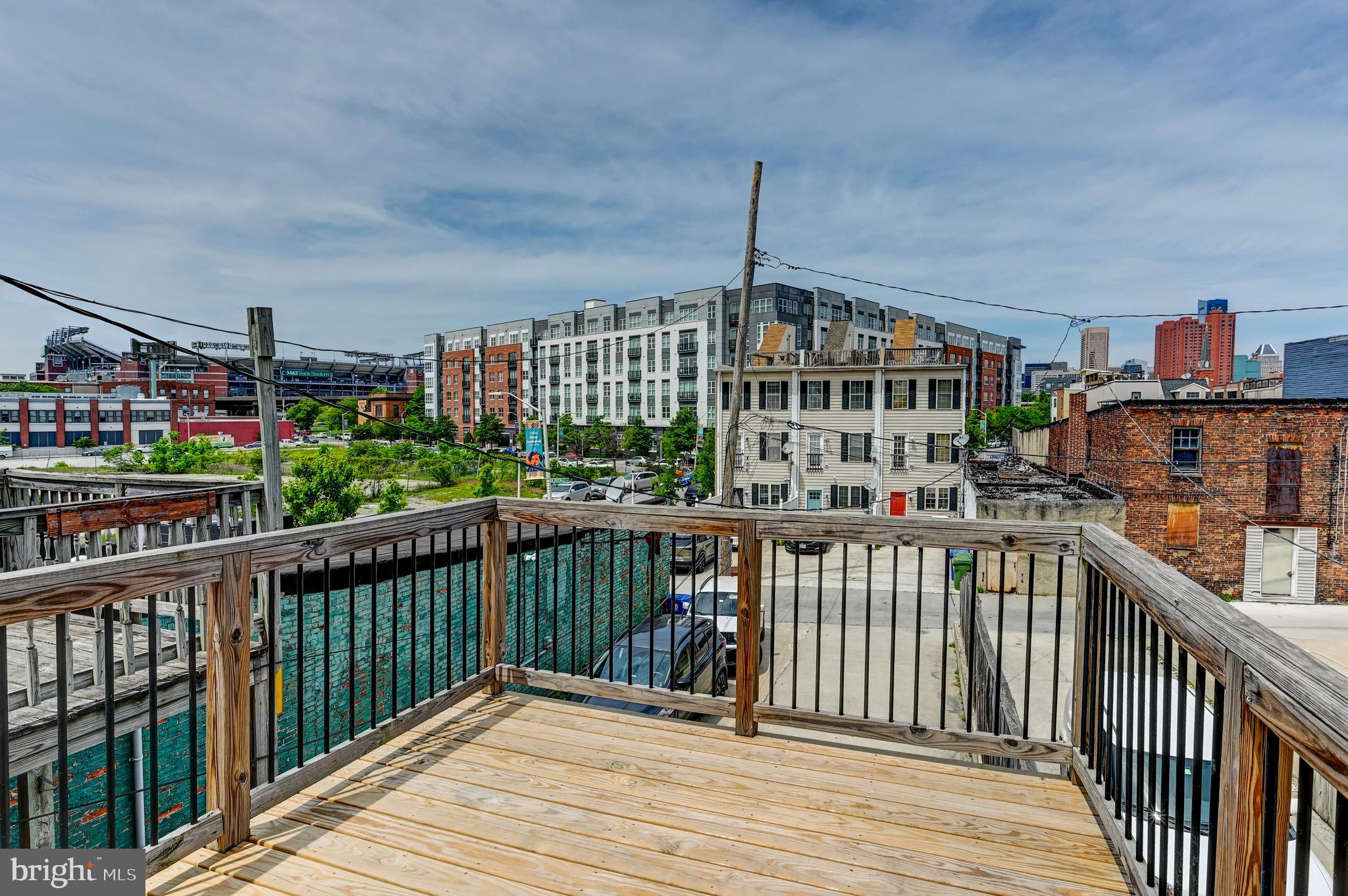 136 West Ostend Street Baltimore, MD 21230 - Photo 25 of 33 a view of a balcony with city view