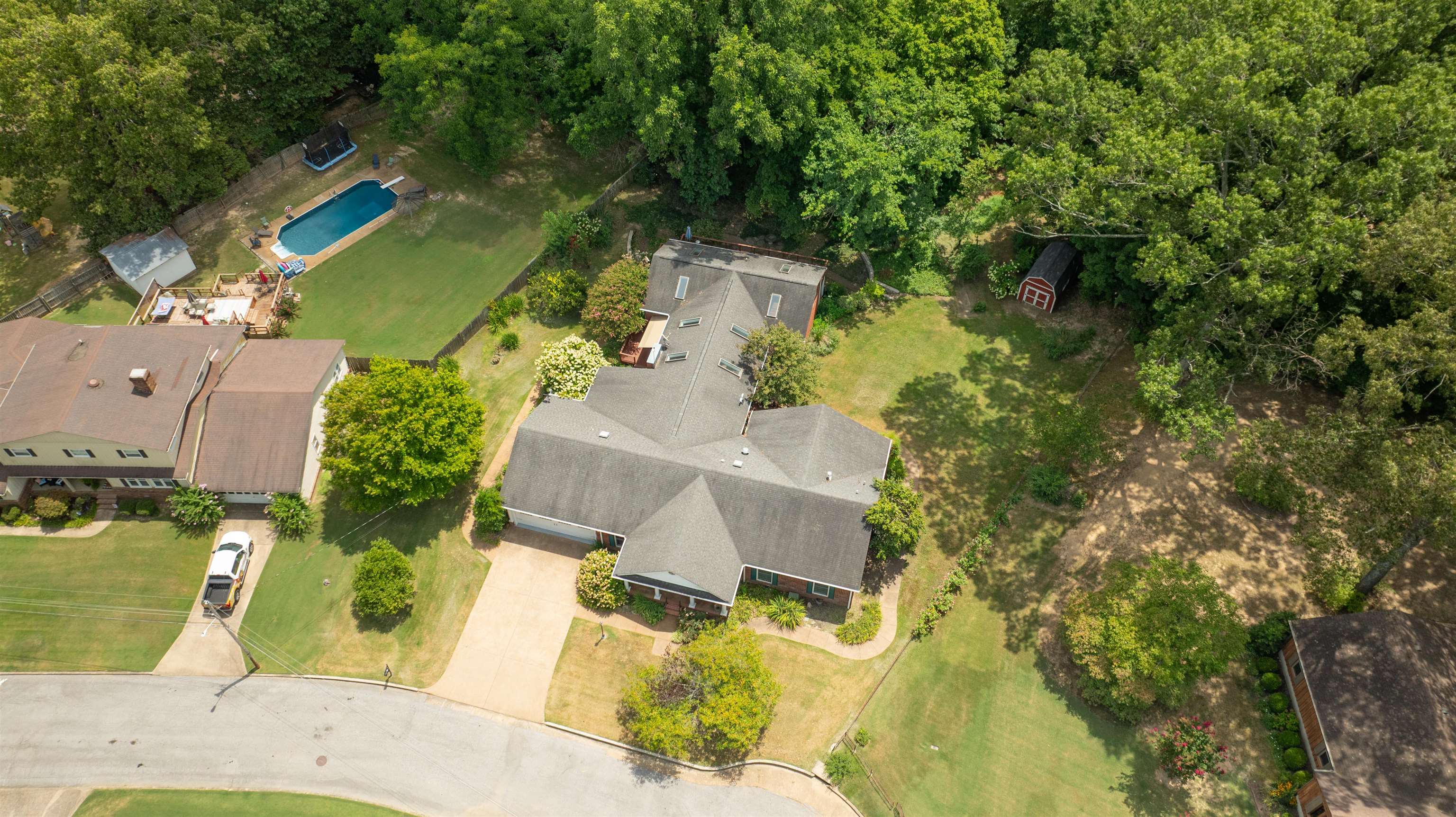 115 Westwood Cove Ripley, TN 38063 - Photo 37 of 40 an aerial view of residential house with outdoor space and swimming pool