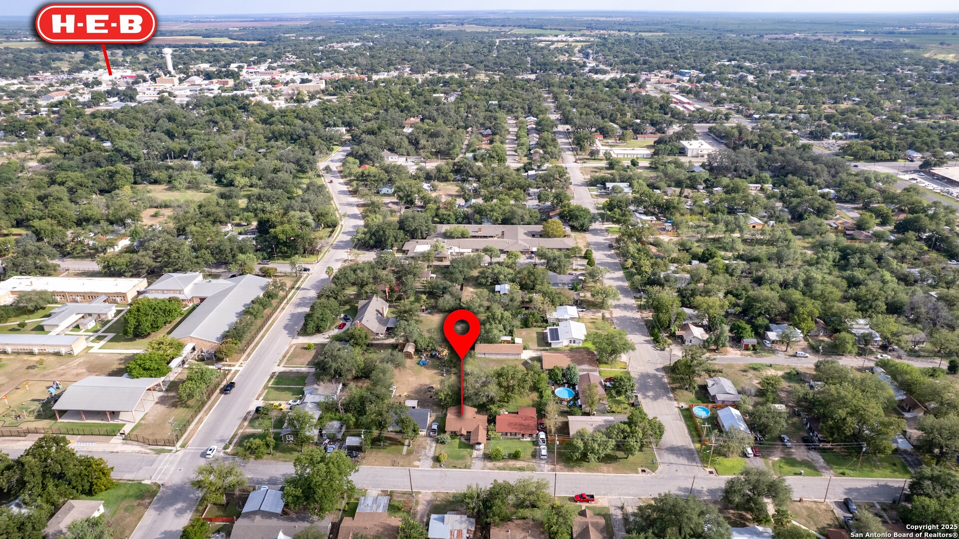 313 Bohme Street Uvalde, TX 78801 - Photo 19 of 23 an aerial view of city