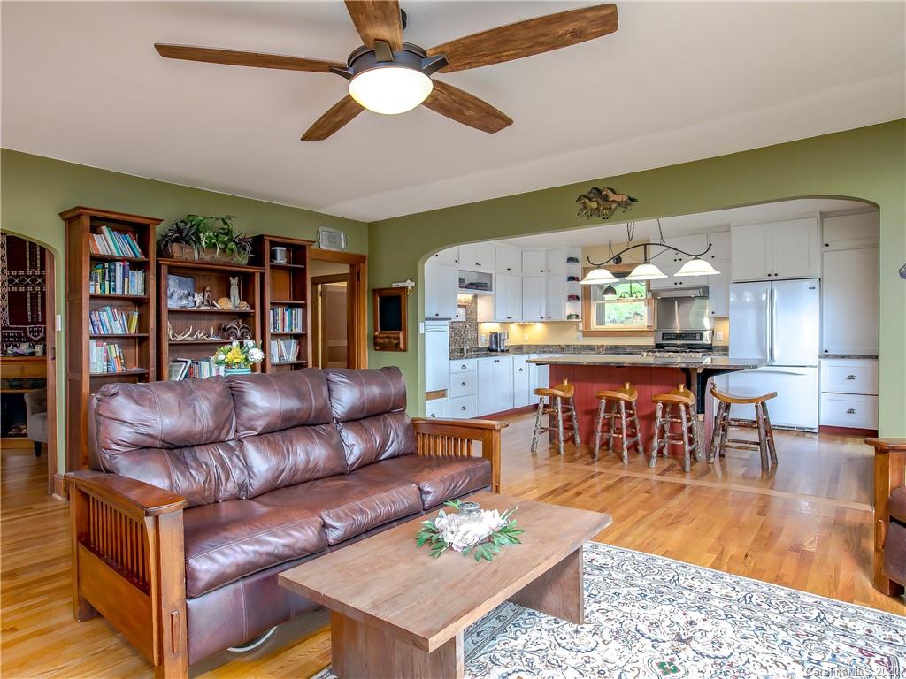 390 Grandview Road Canton, NC 28716 - Photo 10 of 42 a living room with furniture and wooden floor