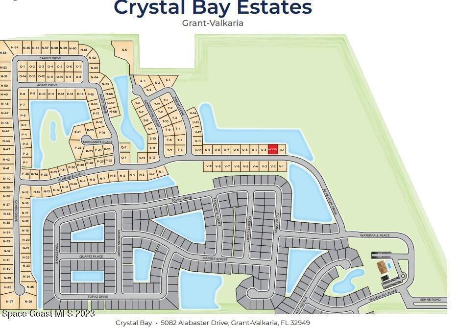 4833 Alabaster Drive Grant, FL 32949 - Photo 21 of 48 SITE MAP ESTATES