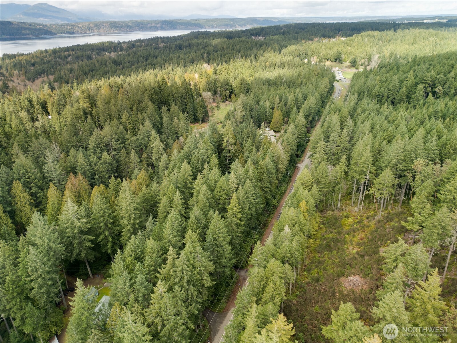 0 Olympic View Road Northwest Silverdale, WA 98383 - Photo 8 of 14 a view of a forest with a lake