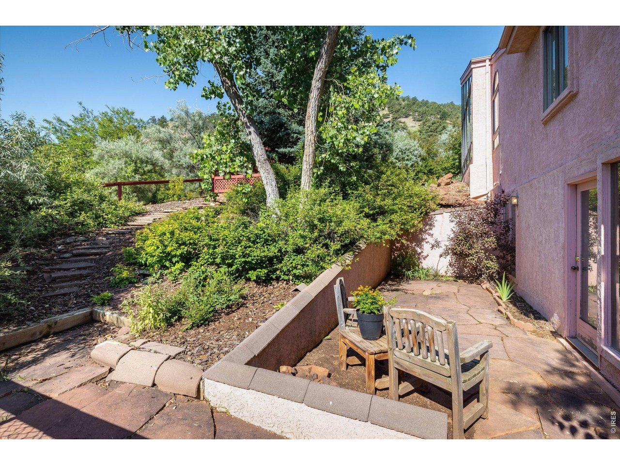 495 South Cedar Brook Road Boulder, CO 80304 - Photo 34 of 40 Private lower level patio leads to upper courtyard