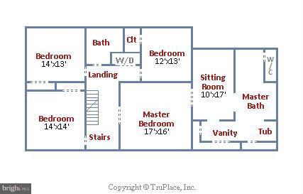 8010 Warfield Road Gaithersburg, MD 20882 - Photo 29 of 29 Upper Level Floor Plan