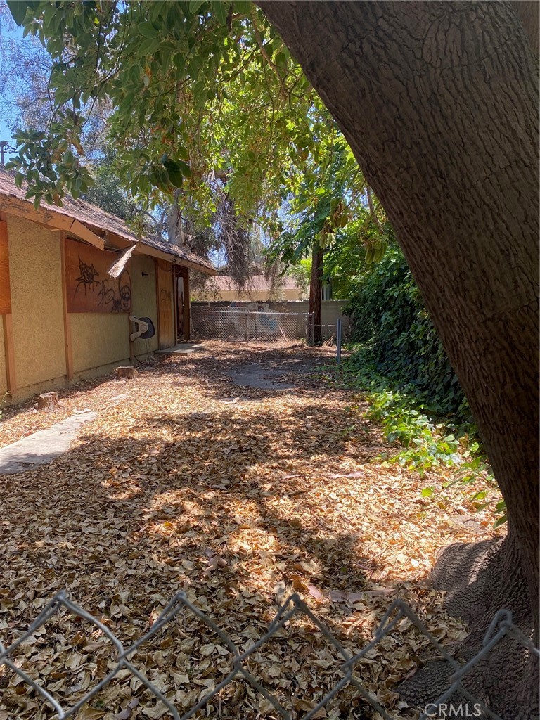 220 West Big Springs Road Riverside, CA 92507 - Photo 12 of 39 a backyard of a house with a large tree