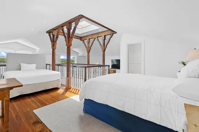 a view of a living room and a window