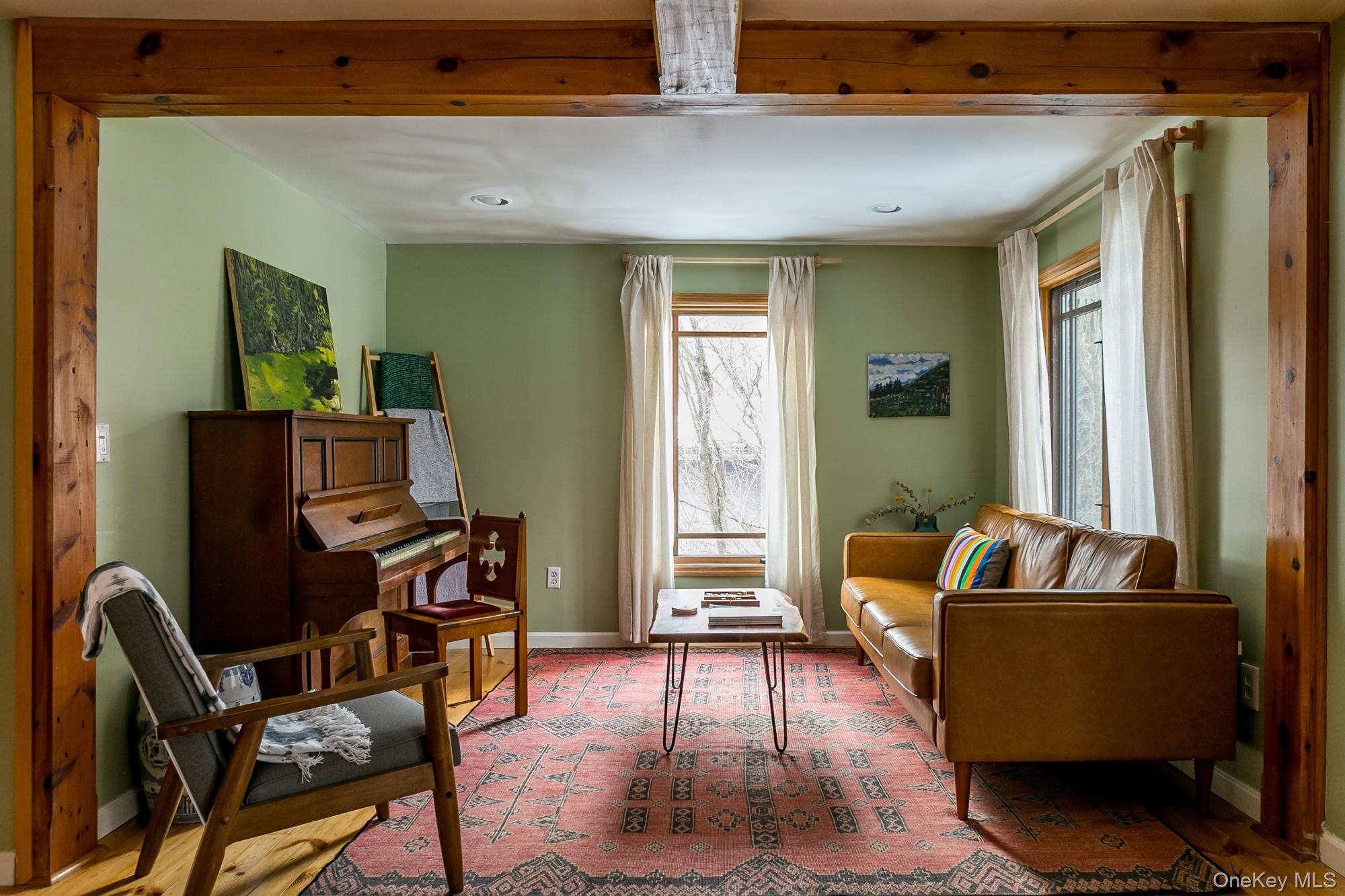 165 High Falls Road Extension Catskill, NY 12414 - Photo 4 of 28 a living room with furniture and a potted plant