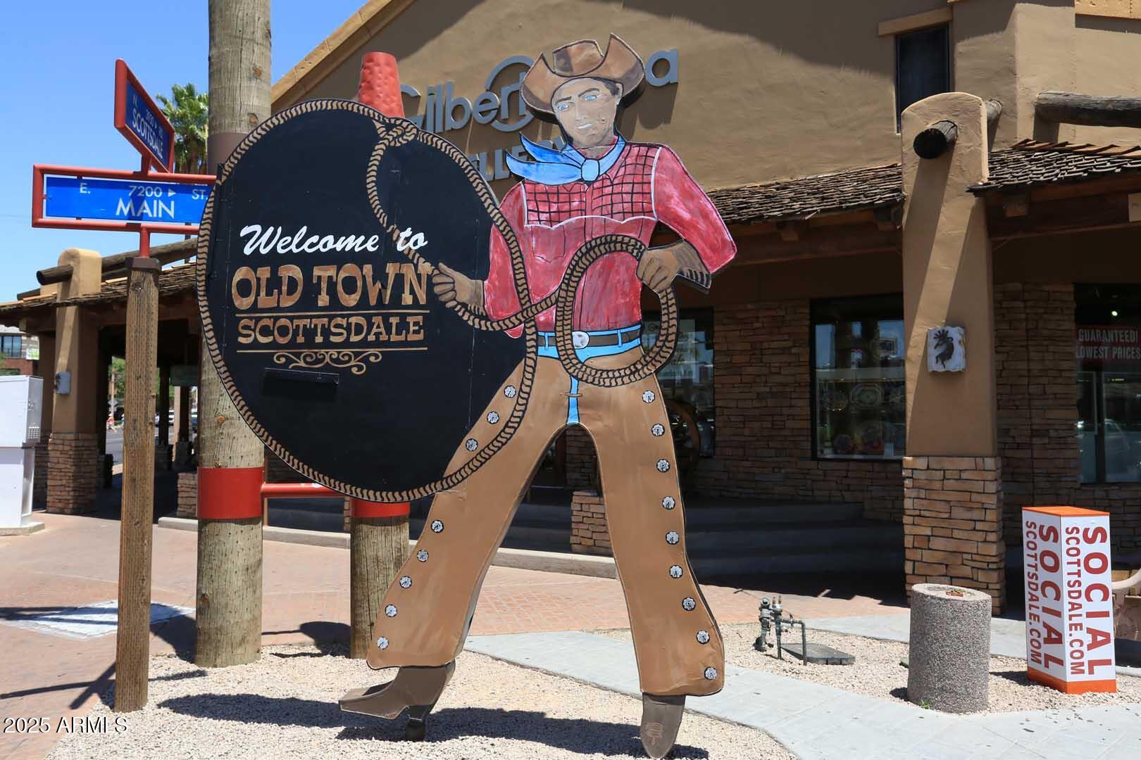8100 East Camelback Road, Unit 39 Scottsdale, AZ 85251 - Photo 56 of 71 Old Town Scottsdale-Sign