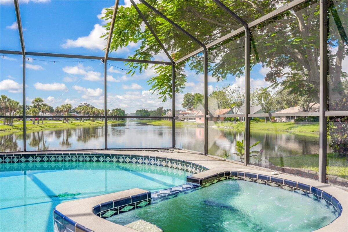 1901 Jacques Drive Melbourne, FL 32940 - Photo 40 of 43 a view of a lake from a balcony