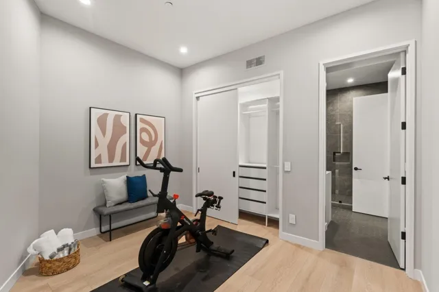 a view of walk in closet