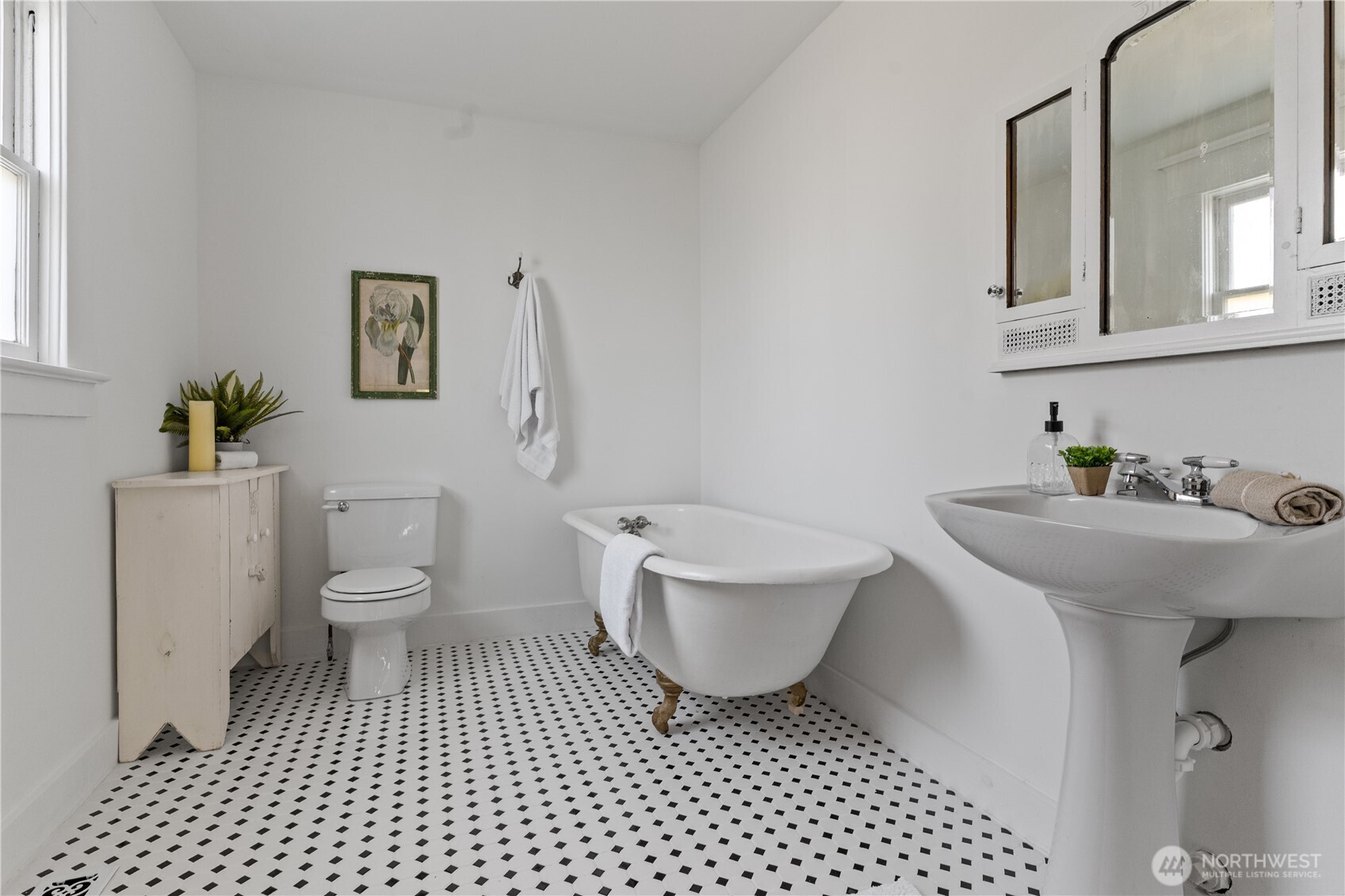 1371 West Axton Road Ferndale, WA 98248 - Photo 11 of 40 a bathroom with a sink a toilet and a mirror