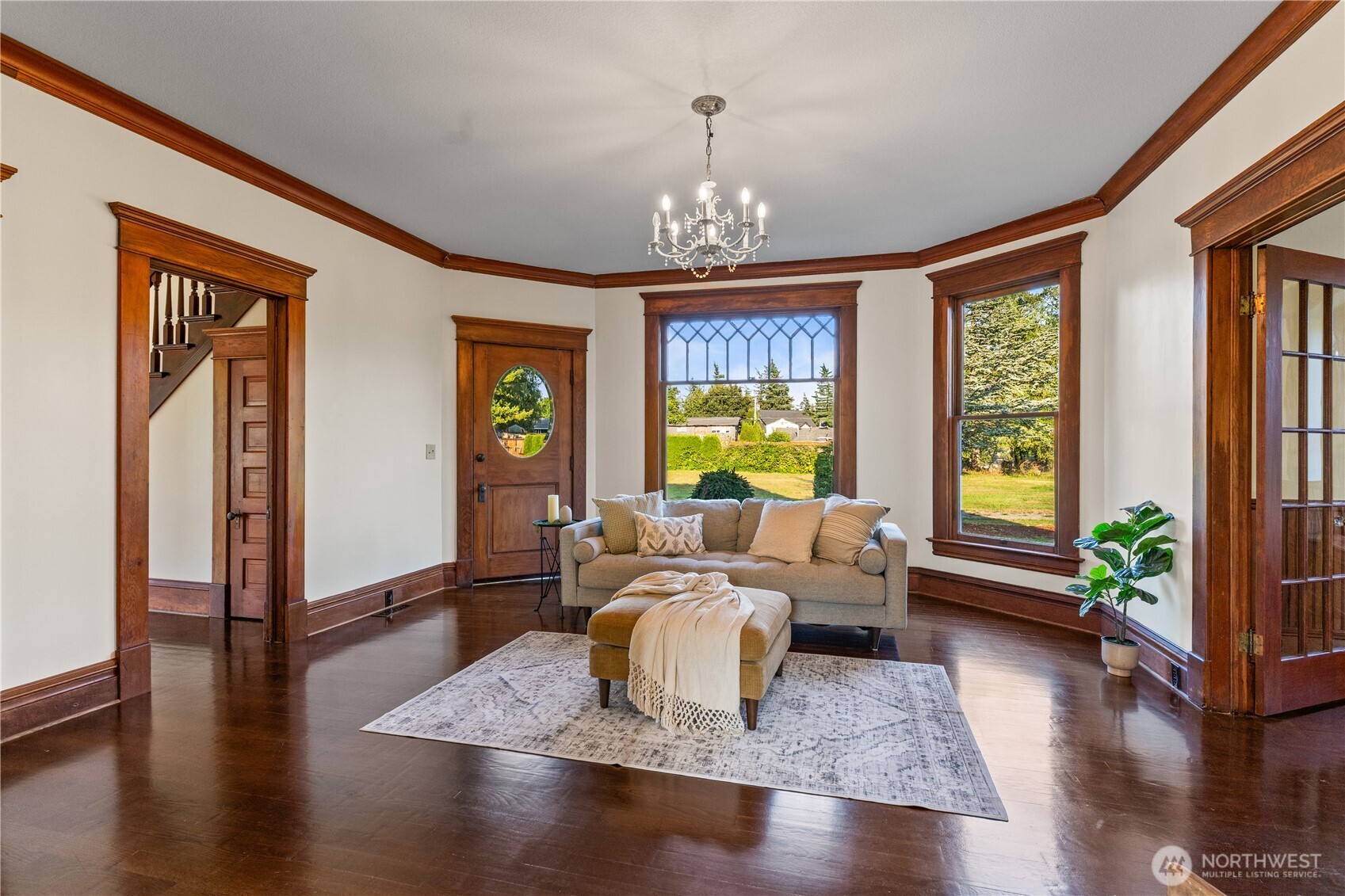 1371 West Axton Road Ferndale, WA 98248 - Photo 5 of 40 a living room with furniture fireplace and wooden floor