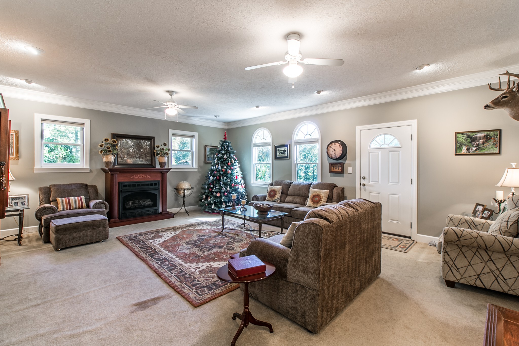 265 Turkey Branch Road Goodspring, TN 38460 - Photo 50 of 50 a living room with furniture and a fireplace