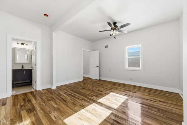 a view of a bedroom