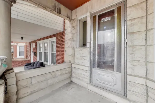 a view of front door