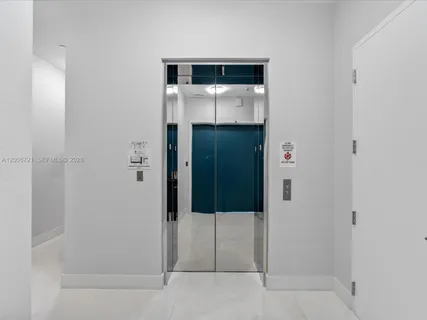 a view of closet area