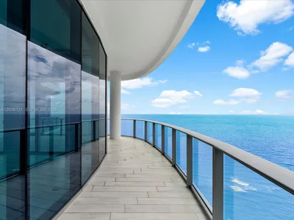 a view of balcony with workspace