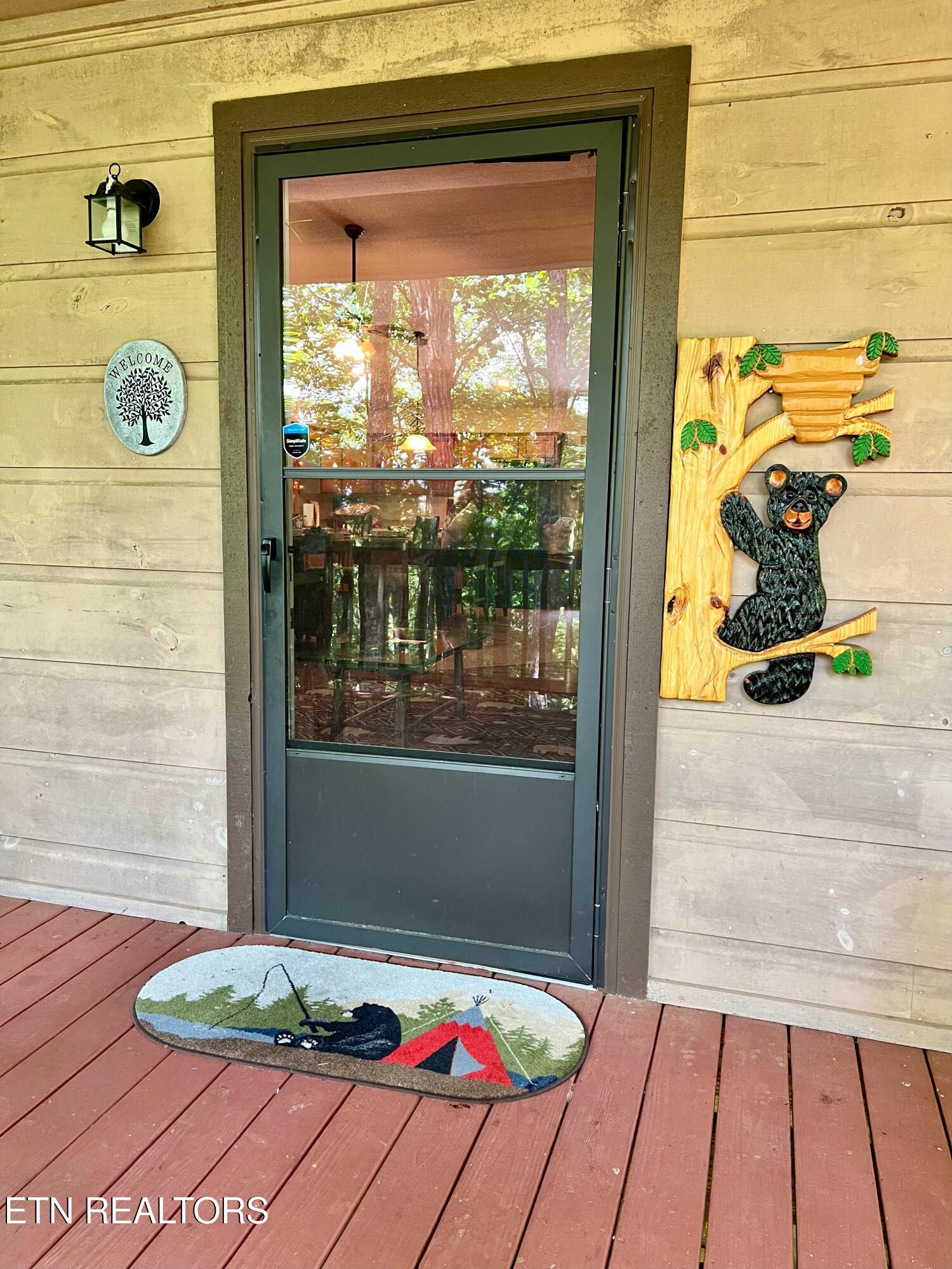 6814 Flats Road Tallassee, TN 37878 - Photo 14 of 22 Cabin Back Door