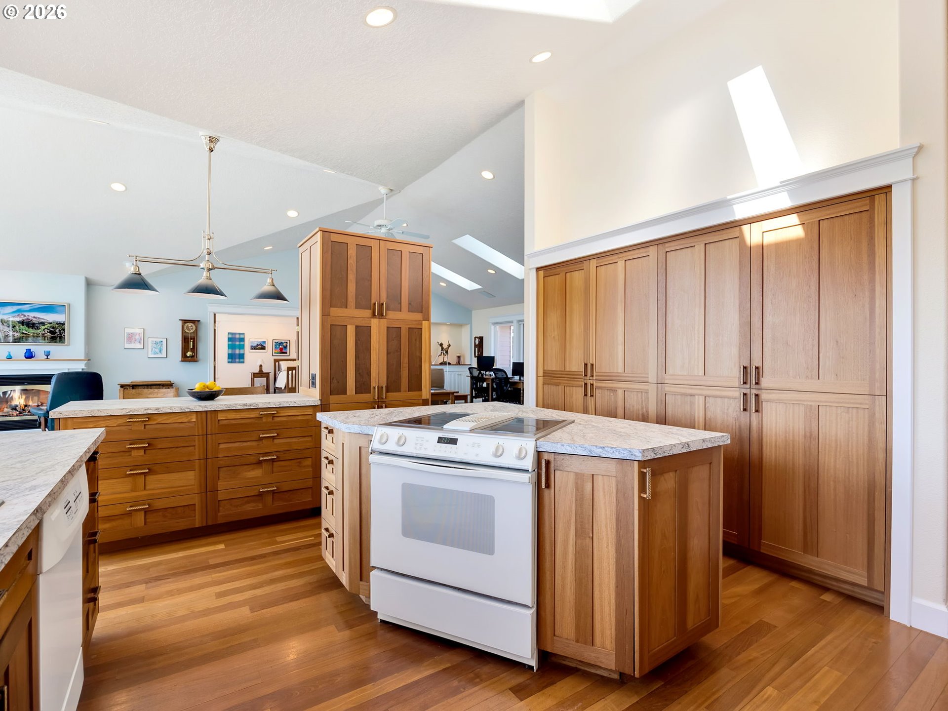 14115 Riverview Meadows Lane Nehalem, OR 97131 - Photo 14 of 39 a kitchen with a stove a sink and a refrigerator
