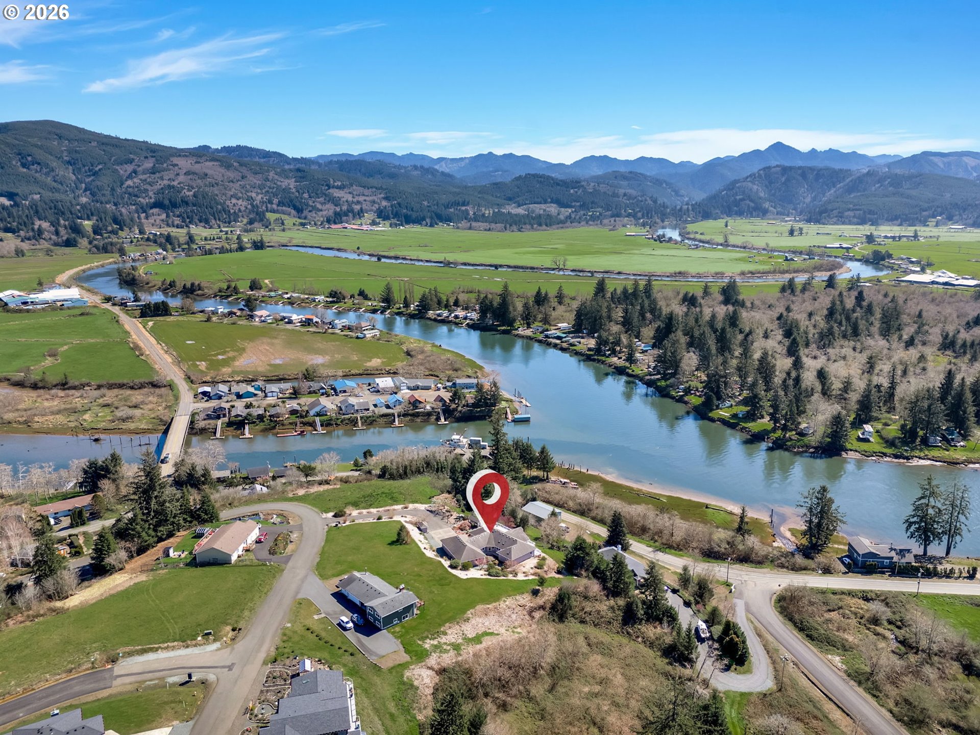 14115 Riverview Meadows Lane Nehalem, OR 97131 - Photo 39 of 39 a view of lake and mountain