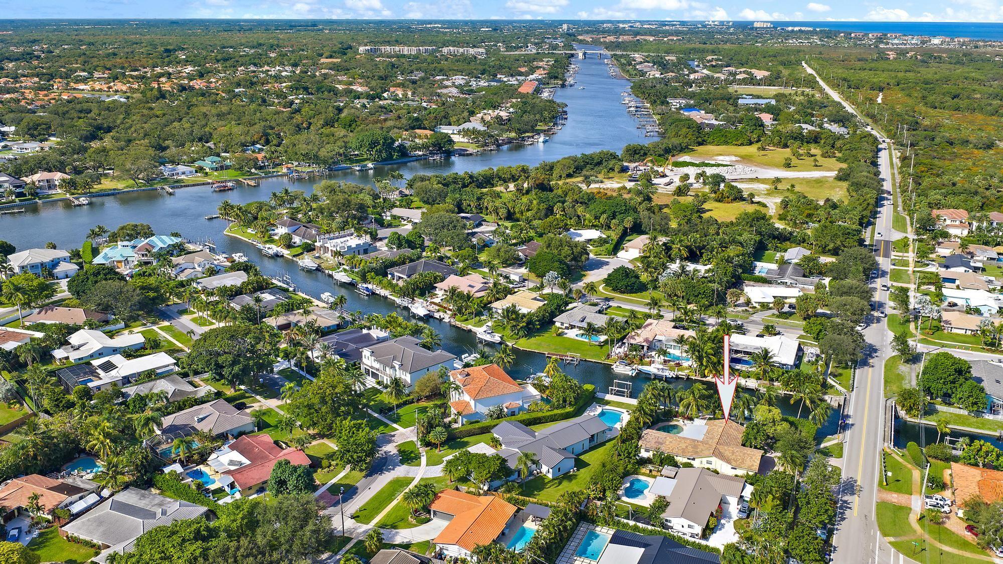 12821 Ellison Wilson Road North Palm Beach, FL 33408 - Photo 38 of 40 view of city and mountain