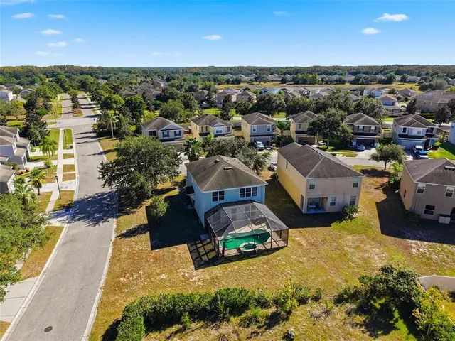 a view of city and mountain