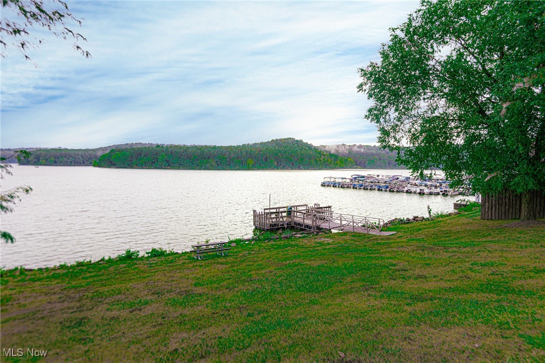 78911 Hamilton Ridge Road Freeport, OH 43973 - Photo 15 of 15 Dock area featuring a yard and a water view