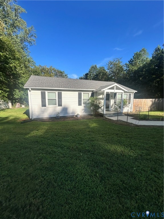 15181 Dunn Road Montpelier, VA 23192 - Photo 1 of 1 White siding exterior with a covered front porch,