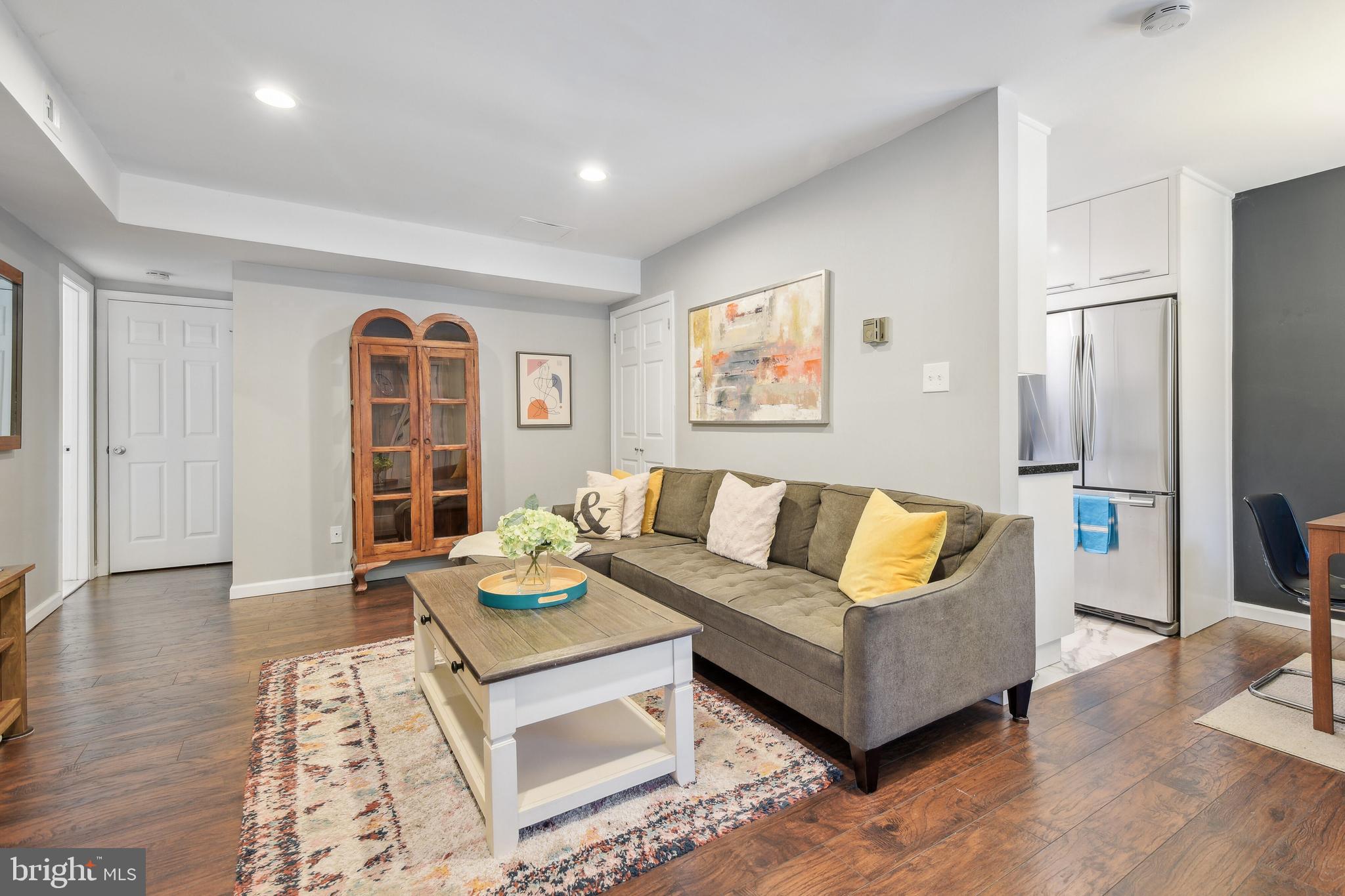 1925 Lyttonsville Road, Unit 1925 Silver Spring, MD 20910 - Photo 5 of 24 Spacious living room with closet