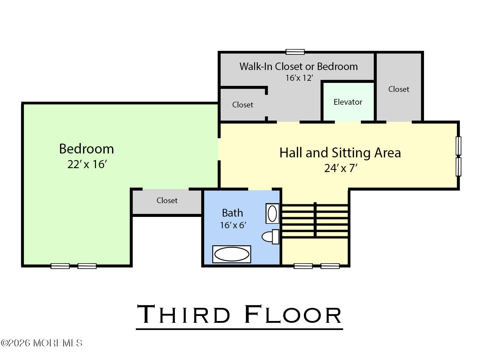 420 Ludlow Avenue Spring Lake, NJ 07762 - Photo 65 of 66 Third Floor Floor Plans