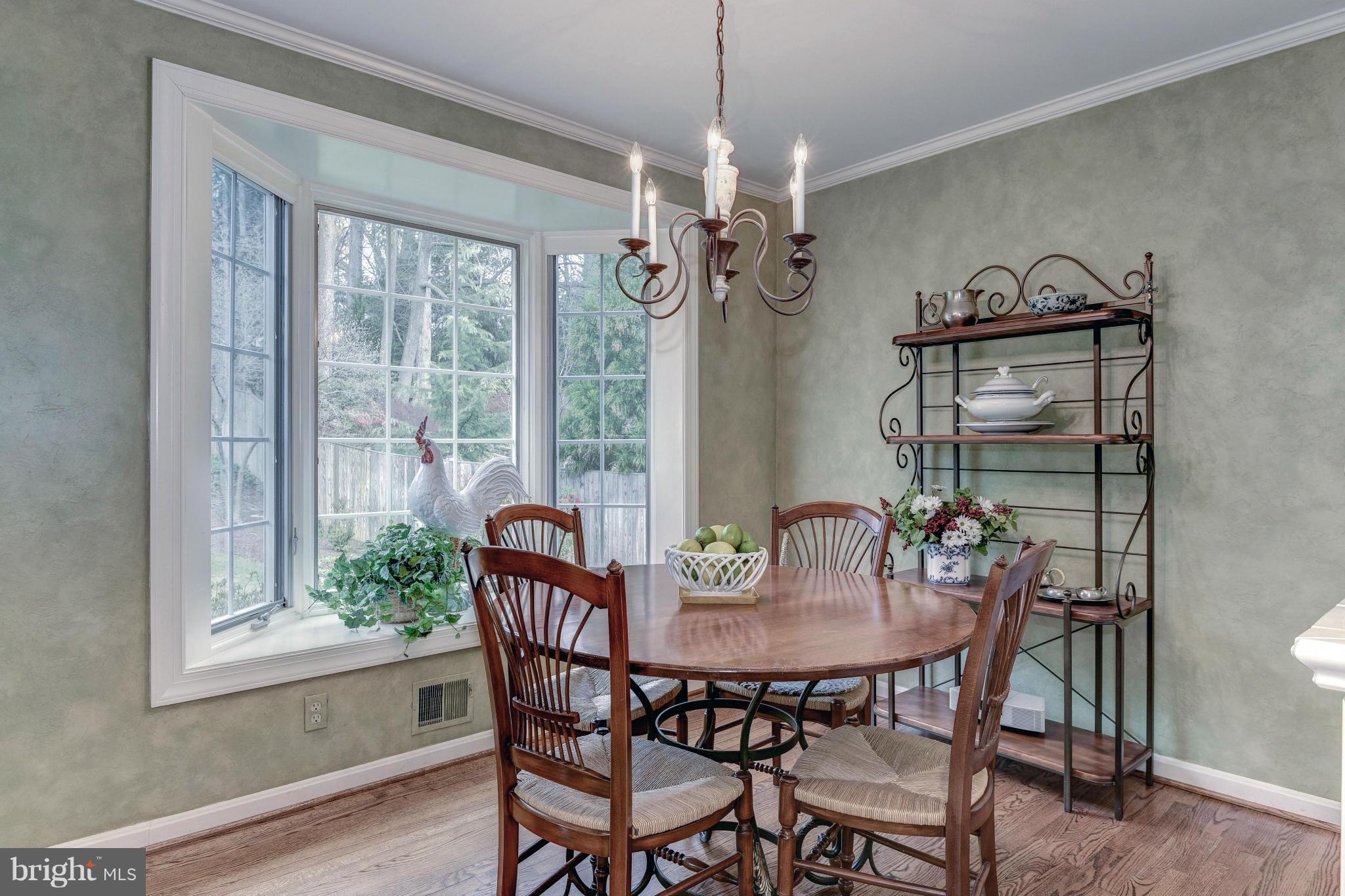 4907 Baltan Road Bethesda, MD 20816 - Photo 12 of 26 Bright Breakfast Nook w/ Lovely Views