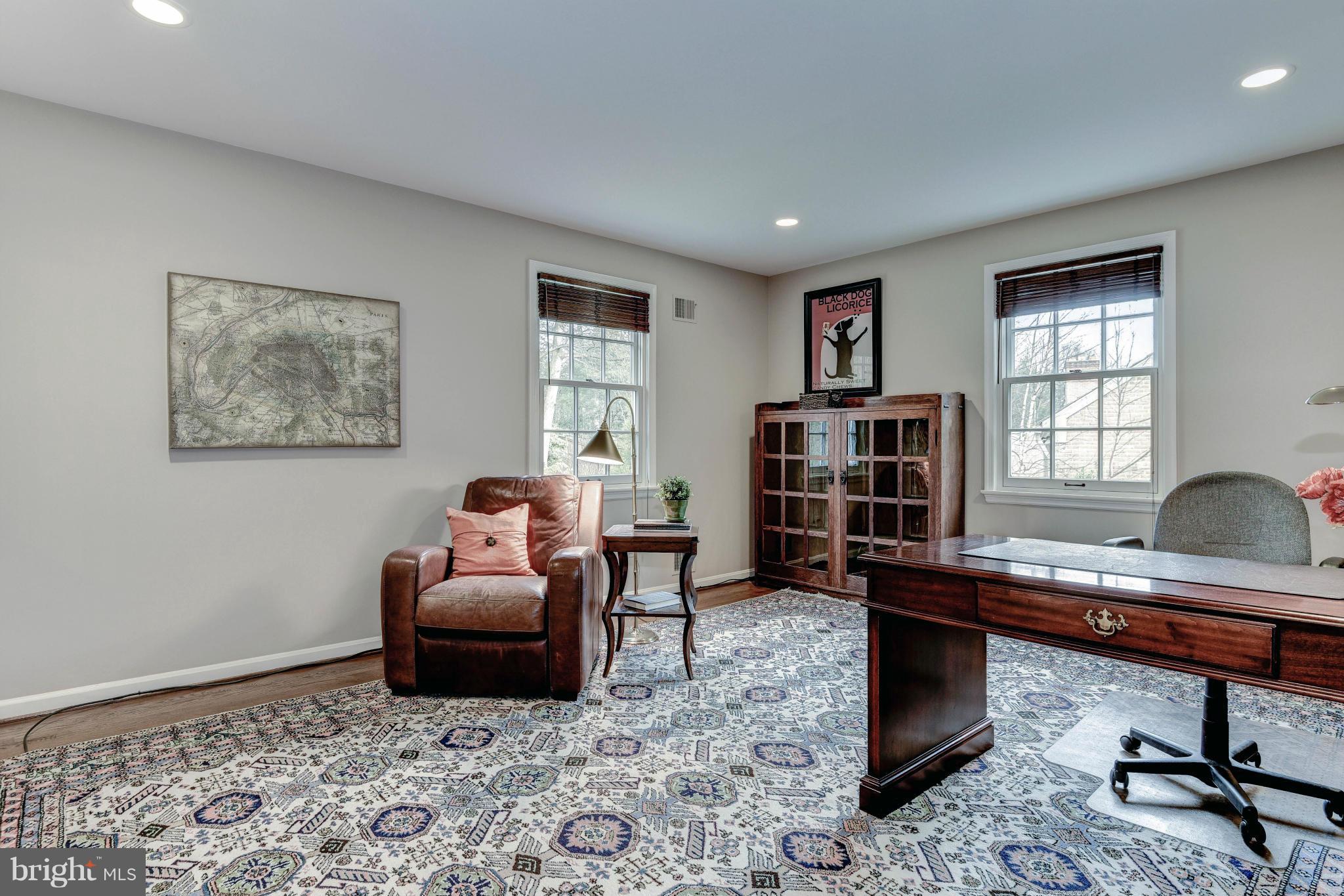 4907 Baltan Road Bethesda, MD 20816 - Photo 21 of 26 Roomy Bedroom #4 Now Used as Office