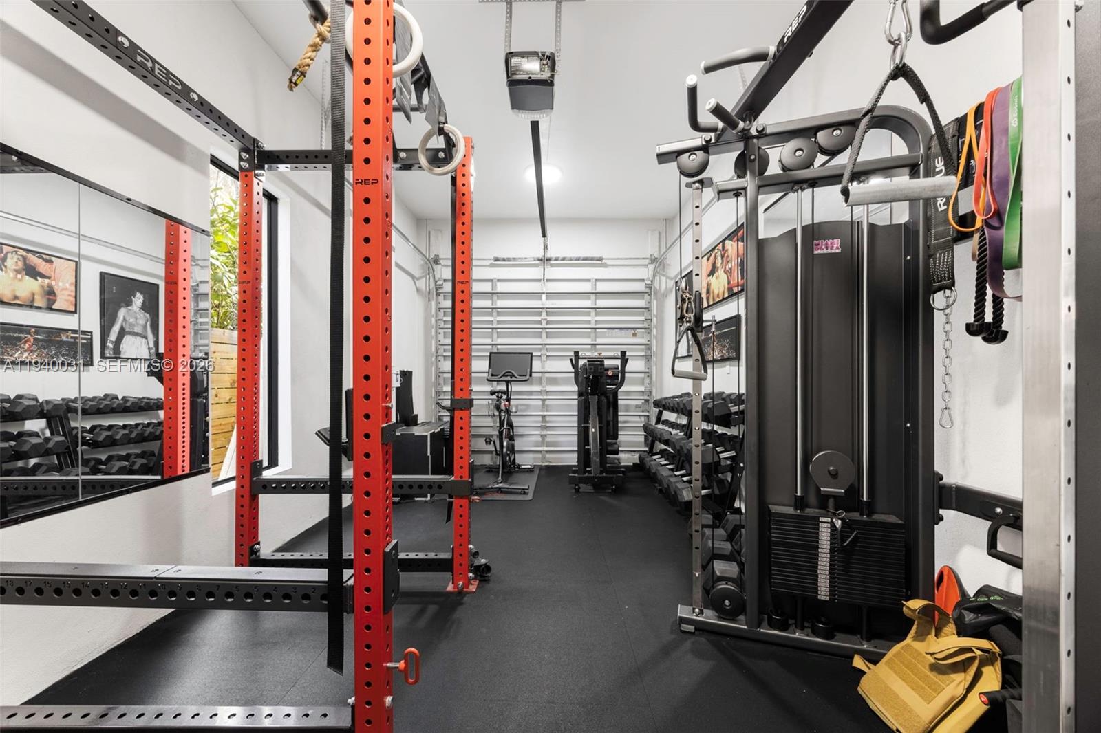 2990 Southwest 20th Street Miami, FL 33145 - Photo 30 of 40 1- car Garage setup as a gym