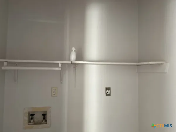 a close view of closet