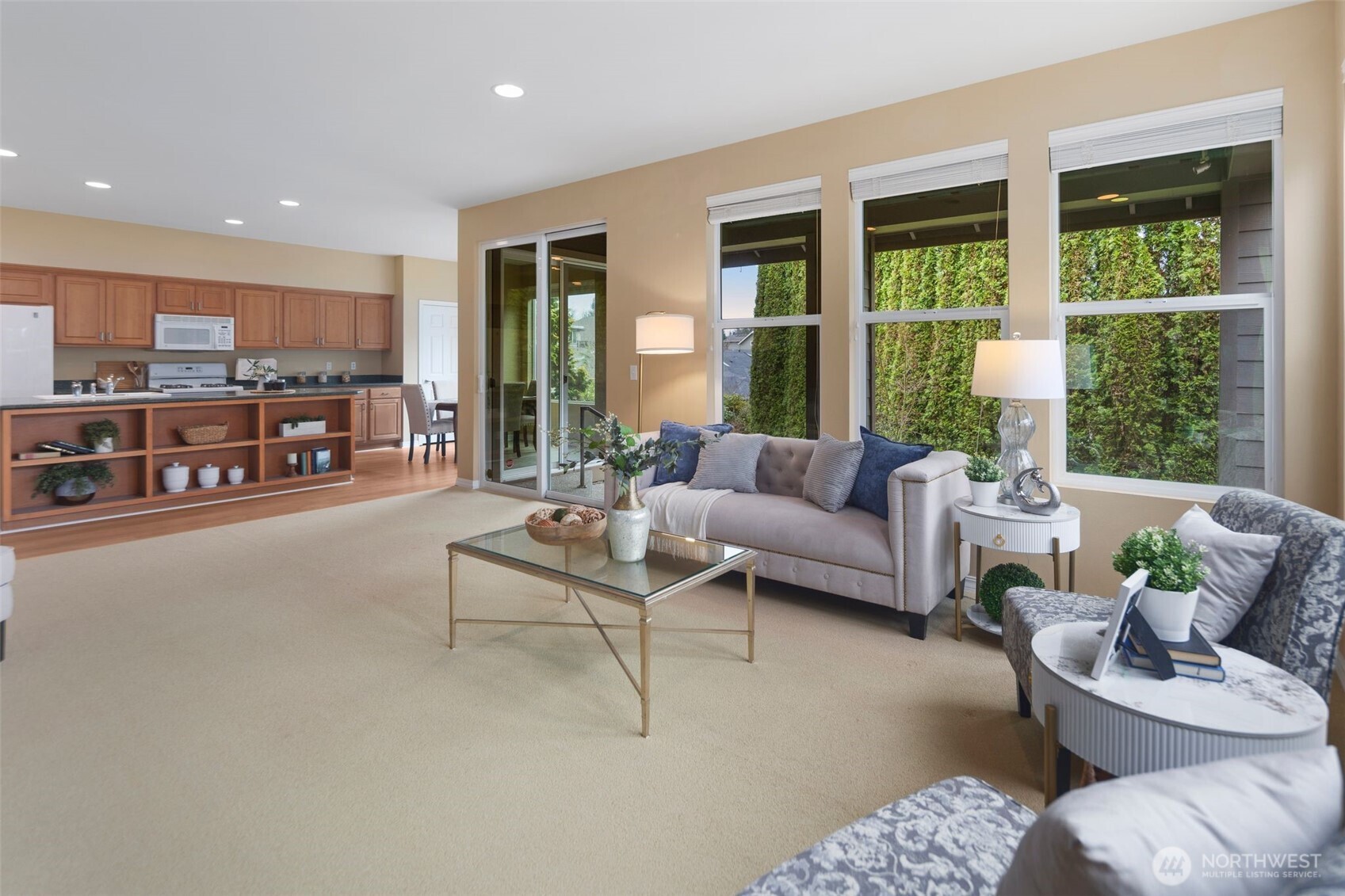 23124 Northeast Devon Way Redmond, WA 98053 - Photo 7 of 34 a living room with furniture and a large window