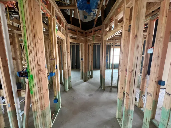 a view of an entryway with staircase