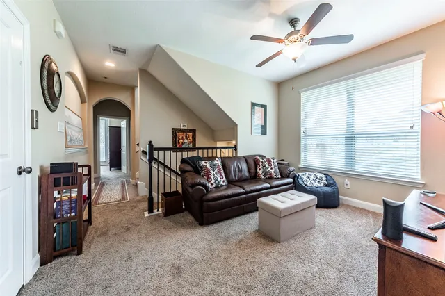a view of a hallway with elevator