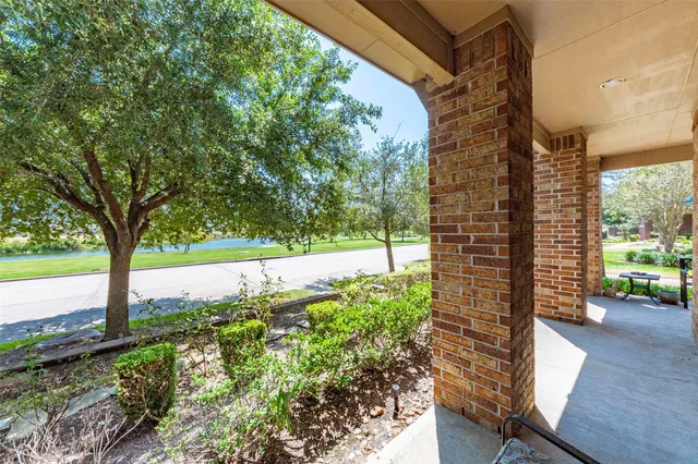 an aerial view of swimming pool