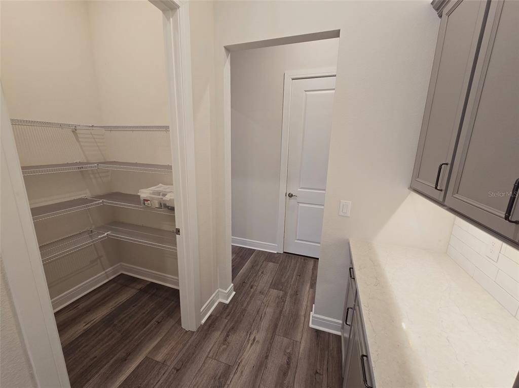 6349 Mossy Oak Road St. Cloud, FL 34771 - Photo 12 of 82 a view of walk in closet with wooden floor