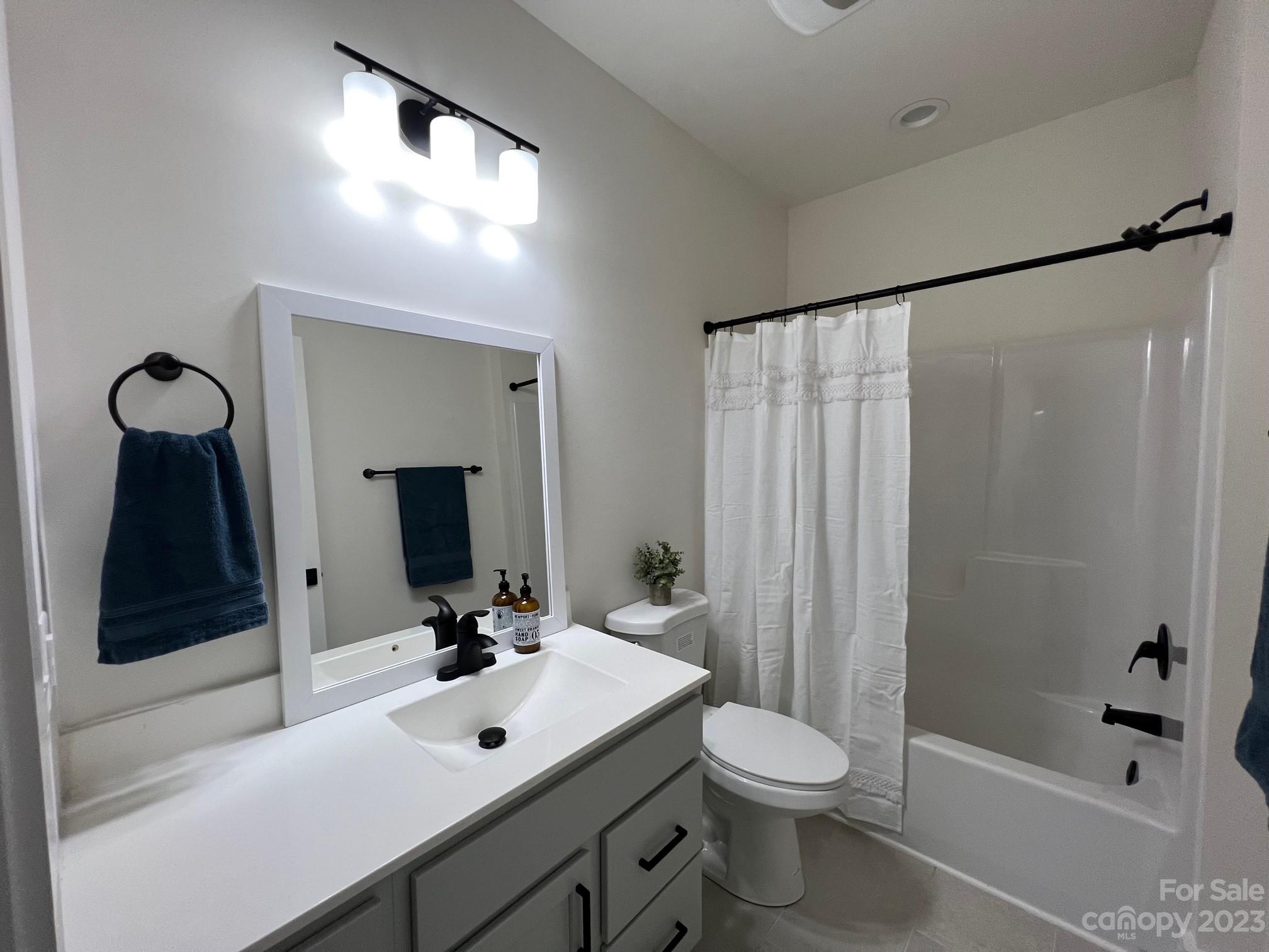 152 Cascade Rdg Road Fairview, NC 28730 - Photo 15 of 18 a bathroom with a sink a toilet and shower